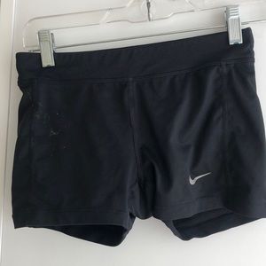 Nike dri-fit spandex shorts